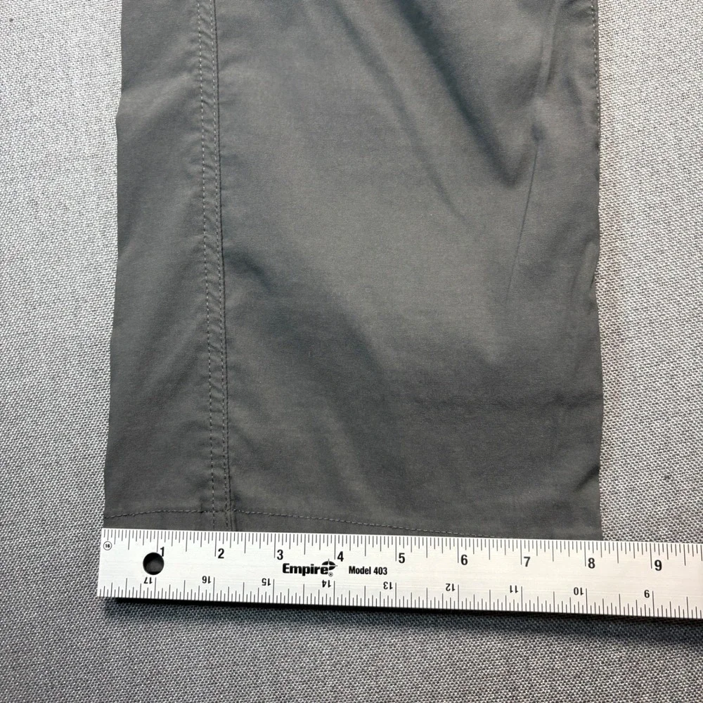 Eddie Bauer Mens Guide Pro Hiking Pants Gray 33x30 Straight Leg Cargo Pocket